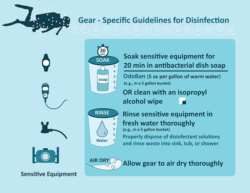 Guidelines for Disinfection of Sensitive Equipment infographic